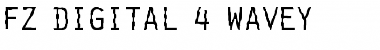 Download FZ DIGITAL 4 WAVEY Normal Font Title Preview