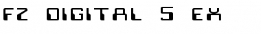 Download FZ DIGITAL 5 EX Normal Font Title Preview