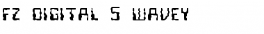 Download FZ DIGITAL 5 WAVEY Normal Font Title Preview