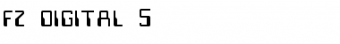 Download FZ DIGITAL 5 Normal Font Title Preview