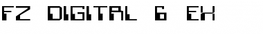 Download FZ DIGITAL 6 EX Normal Font Title Preview