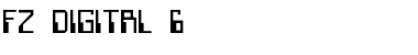 Download FZ DIGITAL 6 Normal Font Title Preview