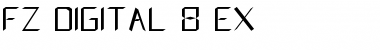Download FZ DIGITAL 8 EX Normal Font Title Preview