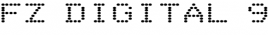 Download FZ DIGITAL 9 EX Normal Font Title Preview