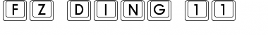 Download FZ DING 11 Normal Font Title Preview