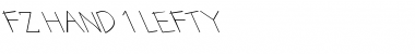 Download FZ HAND 1 LEFTY Normal Font Title Preview