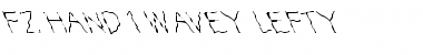 Download FZ HAND 1 WAVEY LEFTY Normal Font Title Preview