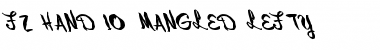 Download FZ HAND 10 MANGLED LEFTY Normal Font Title Preview