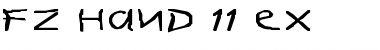 Download FZ HAND 11 EX Normal Font Title Preview