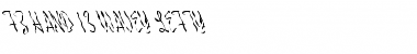 Download FZ HAND 13 WAVEY LEFTY Normal Font Title Preview