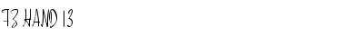 Download FZ HAND 13 Normal Font Title Preview