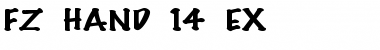 Download FZ HAND 14 EX Normal Font Title Preview