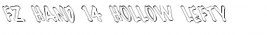 Download FZ HAND 14 HOLLOW LEFTY Normal Font Title Preview