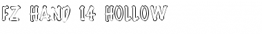 Download FZ HAND 14 HOLLOW Normal Font Title Preview