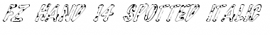 Download FZ HAND 14 SPOTTED ITALIC Normal Font Title Preview