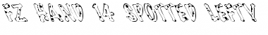 Download FZ HAND 14 SPOTTED LEFTY Normal Font Title Preview