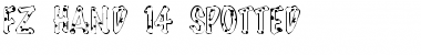 Download FZ HAND 14 SPOTTED Normal Font Title Preview