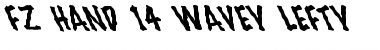 Download FZ HAND 14 WAVEY LEFTY Normal Font Title Preview