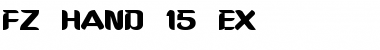 Download FZ HAND 15 EX Normal Font Title Preview