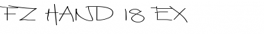 Download FZ HAND 18 EX Normal Font Title Preview