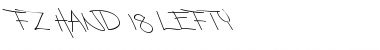 Download FZ HAND 18 LEFTY Normal Font Title Preview