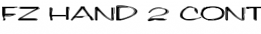 Download FZ HAND 2 CONTOUR EX Normal Font Title Preview
