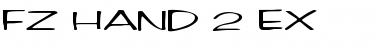 Download FZ HAND 2 EX Normal Font Title Preview