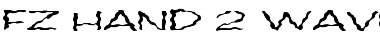 Download FZ HAND 2 WAVEY EX Normal Font Title Preview