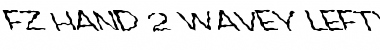 Download FZ HAND 2 WAVEY LEFTY Normal Font Title Preview