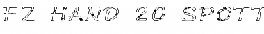 Download FZ HAND 20 SPOTTED EX Normal Font Title Preview