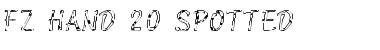 Download FZ HAND 20 SPOTTED Normal Font Title Preview