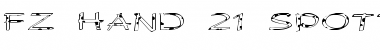 Download FZ HAND 21 SPOTTED EX Normal Font Title Preview