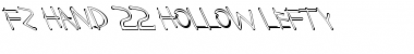 Download FZ HAND 22 HOLLOW LEFTY Normal Font Title Preview