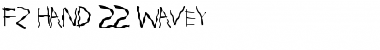 Download FZ HAND 22 WAVEY Normal Font Title Preview