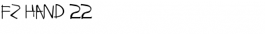 Download FZ HAND 22 Normal Font Title Preview
