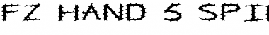 Download FZ HAND 5 SPIKED EX Normal Font Title Preview