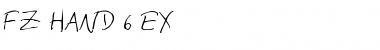 Download FZ HAND 6 EX Normal Font Title Preview