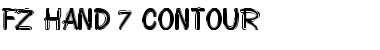 Download FZ HAND 7 CONTOUR Normal Font Title Preview