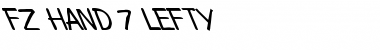 Download FZ HAND 7 LEFTY Normal Font Title Preview