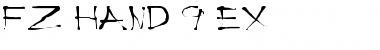 Download FZ HAND 9 EX Normal Font Title Preview