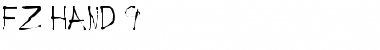 Download FZ HAND 9 Normal Font Title Preview