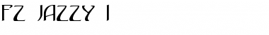 Download FZ JAZZY 1 Normal Font Title Preview