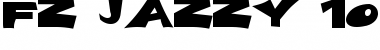 Download FZ JAZZY 10 EX Light Font Title Preview