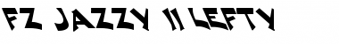 Download FZ JAZZY 11 LEFTY Normal Font Title Preview