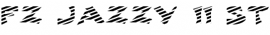 Download FZ JAZZY 11 STRIPED EX Normal Font Title Preview