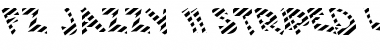 Download FZ JAZZY 11 STRIPED LEFTY Normal Font Title Preview