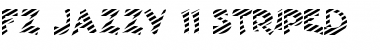 Download FZ JAZZY 11 STRIPED Normal Font Title Preview