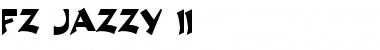 Download FZ JAZZY 11 Normal Font Title Preview