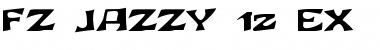 Download FZ JAZZY 12 EX Normal Font Title Preview