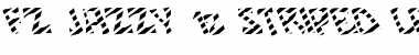 Download FZ JAZZY 12 STRIPED LEFTY Normal Font Title Preview